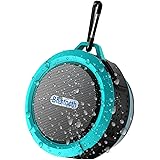 Shower Speaker, 8Gtech Portable Waterproof Wireless Bluetooth Speaker with 5W Driver, Suction Cup, Built-in Mic, Hands-Free Speakerphone and Beach Speaker for Shower, Pool, Beach,bicycle,outdoor