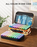 ARTDOT 5D Diamond Art Storage Boxes 120 Slots 162pcs Accessories Kit Orange view 2