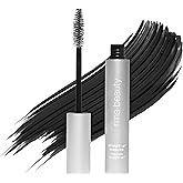 RMS Beauty Straight Up Volumizing Peptide Mascara – Black, Lash-Lengthening & Thickening Formula, Nourishing Peptides, Waterproof, Vegan & Cruelty-Free, 8ml