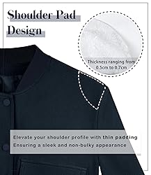 Modegal Women's Fall Varsity Bomber Jackets Long