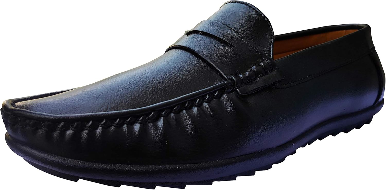 Buy BATA Men Black Loafer Casual Shoes (Numeric_7) at Amazon.in