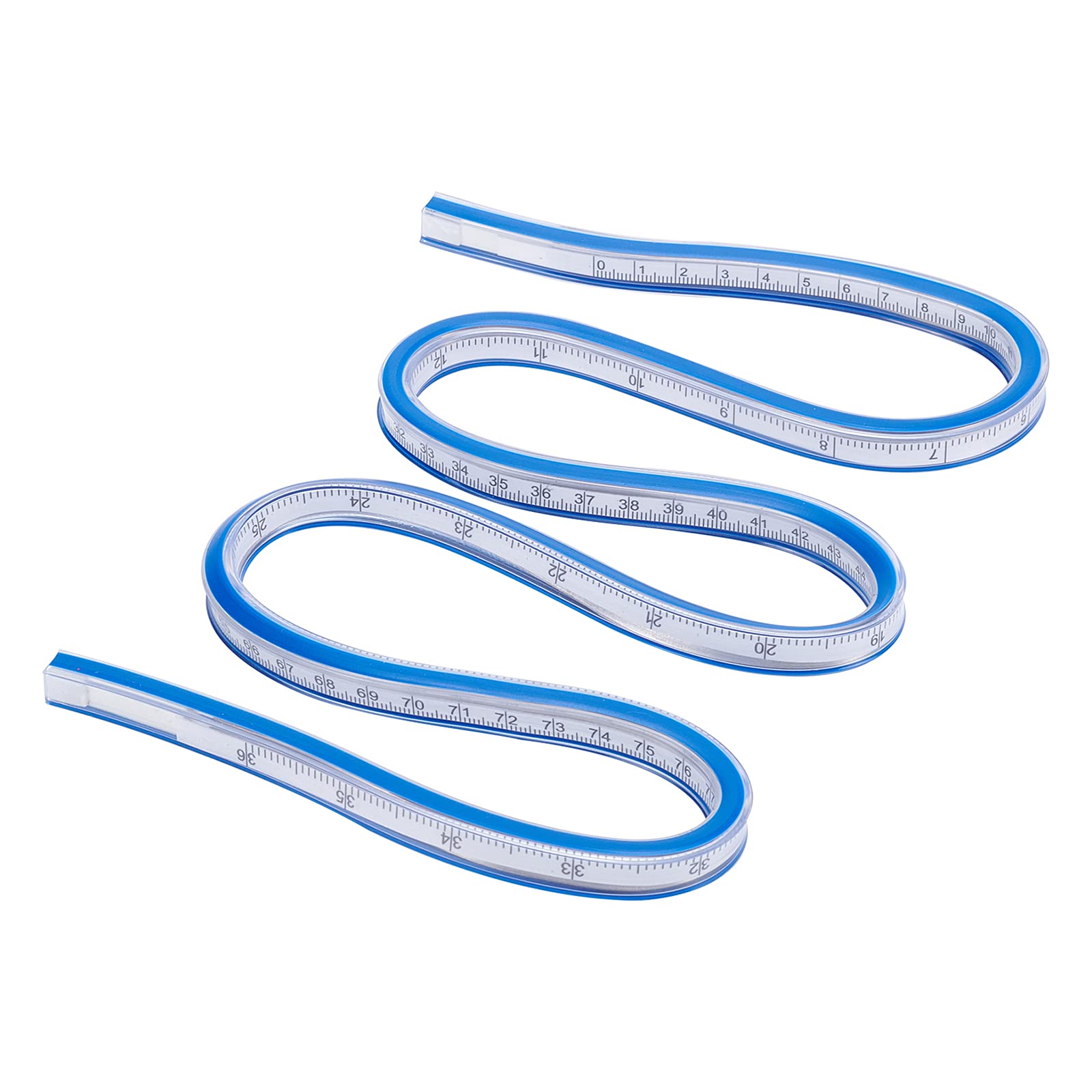 OLYCRAFT 92cm Flexible Curve Ruler Sewing Tailor Tape with Clear Markings Flexible Tailor Tape for Engineering Drawing Design Graphics Garment Design All Kinds of Painting