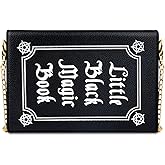 Small Crossbody Purses for Women Trendy Halloween Novelty Shoulder Handbags Gothic Magic Book Purses