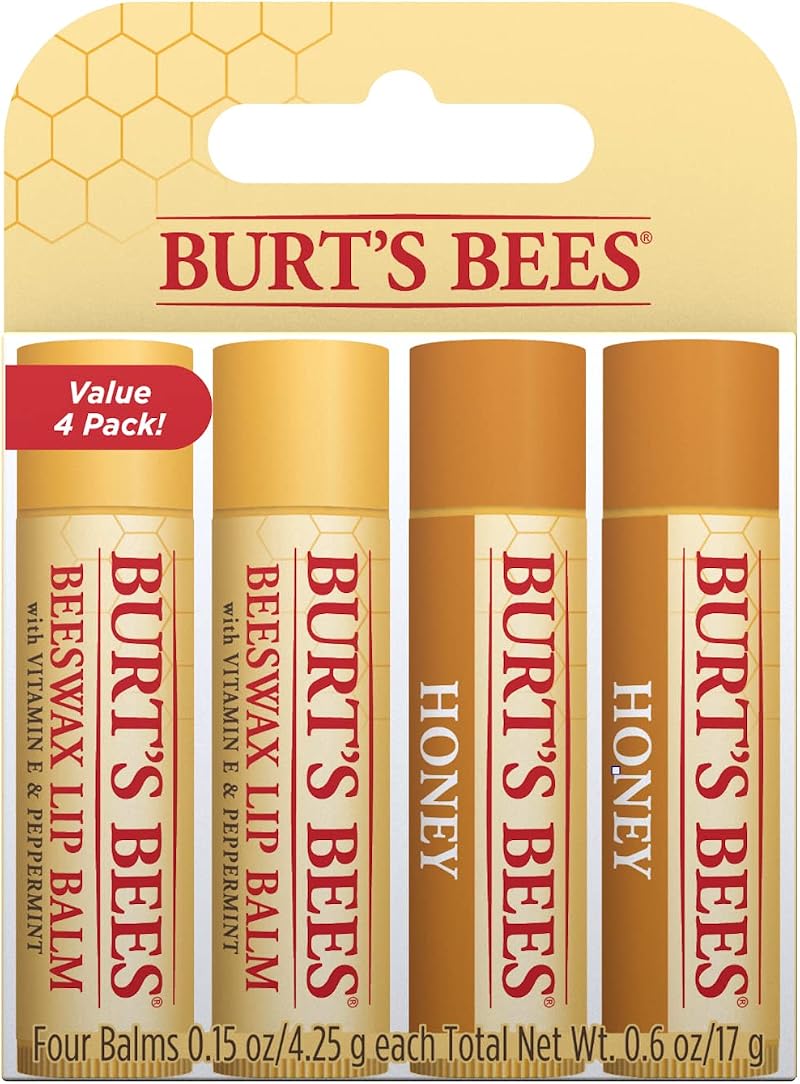Burt's Bees Lip Balm Multipack Beeswax & Honey 4x4.25g