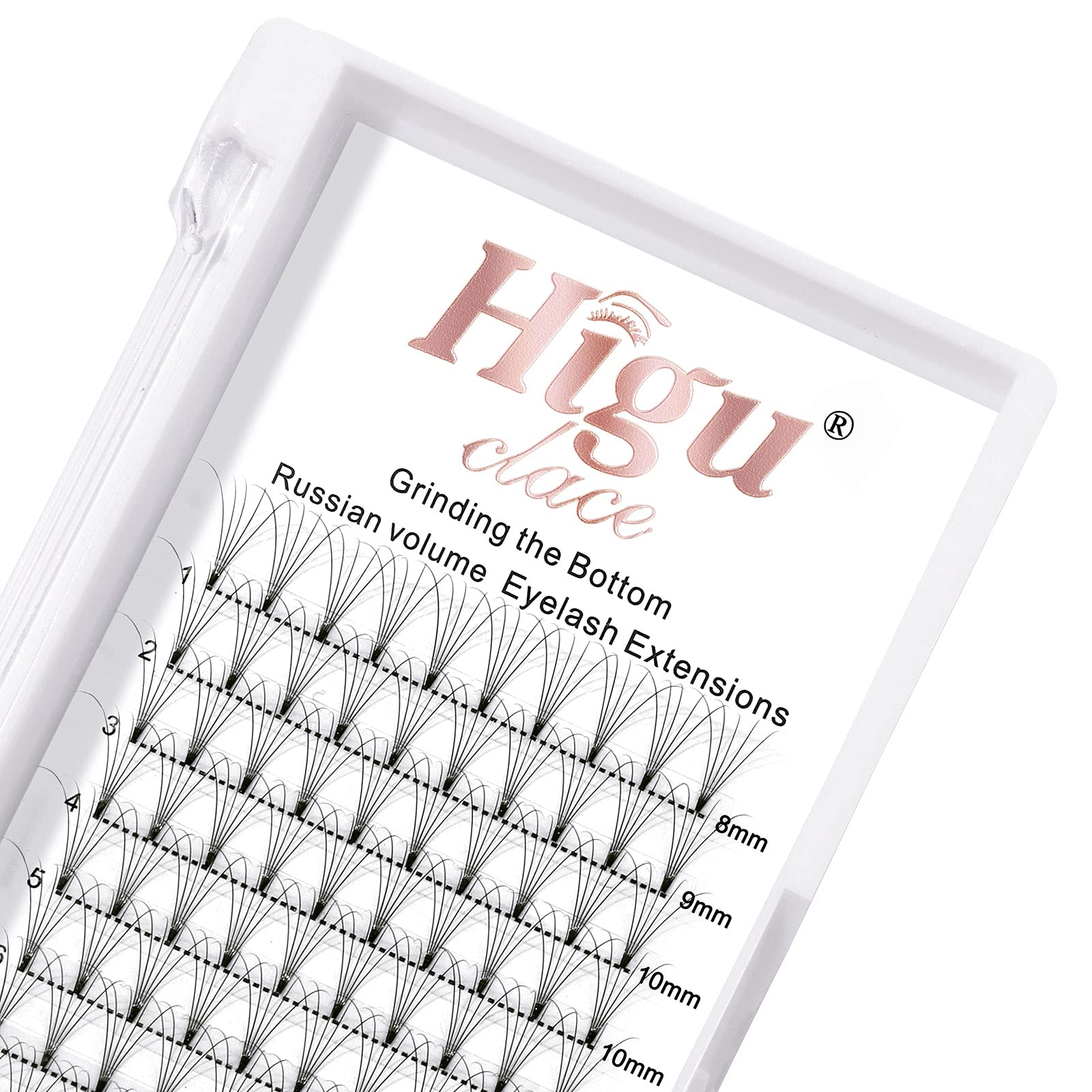 Premade Fans Volume Eyelash Extensions 3D|4D|5D|6D 0.07/0.10mm Curl C/D 8mm~18mm 5D 0.07 D Mix-8-15mm Short Stem Russian Premade Lash Extension Fans (5D 0.07 D Mix 8-15)