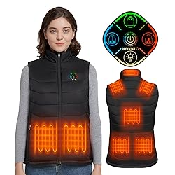 KOVNLO Womens Heated Vest, 5 in 1 Smart