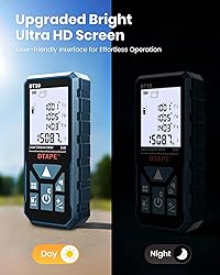 Laser Measure, DTAPE 165 Ft Digital Laser Distance