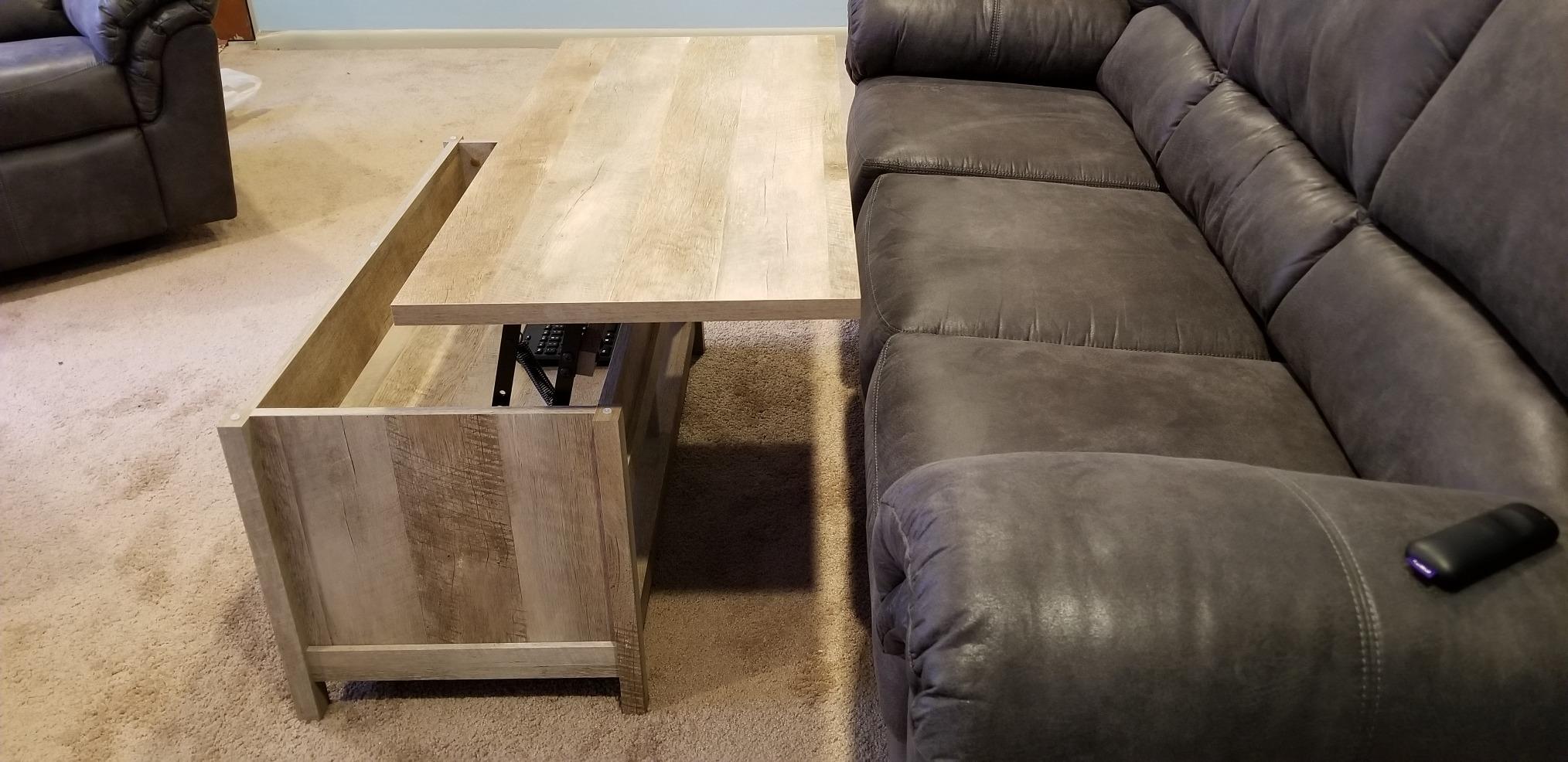 30/mo Finance Sauder Cannery Bridge Lift Top Coffee Table, Lintel