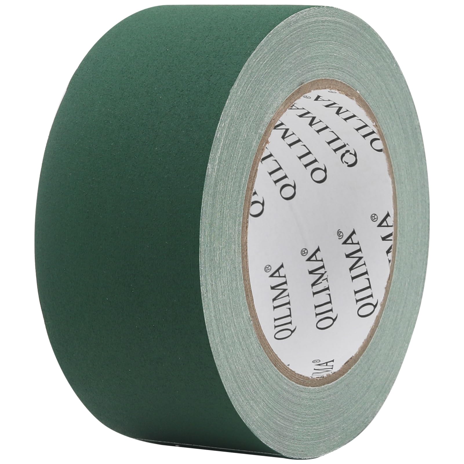 QILIMA Professional Matte Gaffer Tape Green 50mm x 27m Non-Reflective, Easy to Rip Gaffer Tape