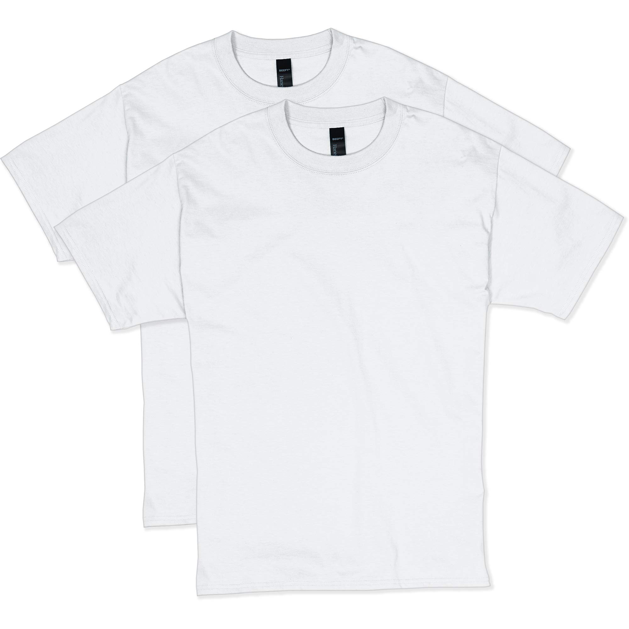 Hanes Men's Beefy-t T-Shirt, Heavyweight Cotton Tee, 1 Or 2 Pack, Big & Tall