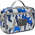 FlowFly Kids Lunch box Insulated Soft Bag Mini Cooler Back to School Thermal Meal Tote Kit for Girls, Boys, Flag