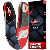Premium Anti-Fatigue Shoe High Arch Support Insoles Men Women - Plantar Fasciitis Inserts - Orthotic Inserts Shoe Soles Standing All Day - Flat Feet Foot - Work Boot Insoles
