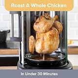 Quest 34020 Electric Rotisserie Grill Kebab Machine 7 Skewers 21L 1500W view 5