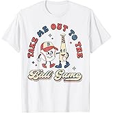 Take Me Out to The Ball Game Retro Baseball T-Shirt