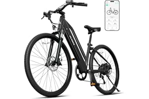 TS TST GRP LLC TST Electric Bike for Adults, 1000W/750 Peak Ebike with 36V 10.4/7.8Ah Battery, up to 50 Miles Range 25 MPH Electric Bicycle, 7 Speed, 26" E Bike for Commute