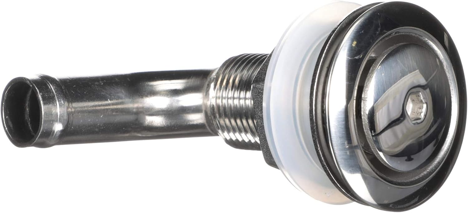 Attwood Enhanced 316 Stainless Steel Alloy FlushMount Fuel Vent, Fuel