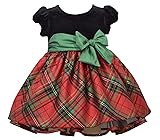 Bonnie Jean Girl's Christmas Dress - Holiday Plaid