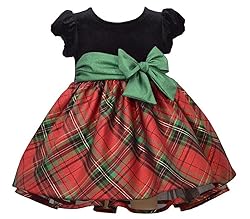 Bonnie Jean Girl's Christmas Dress - Holiday Plaid