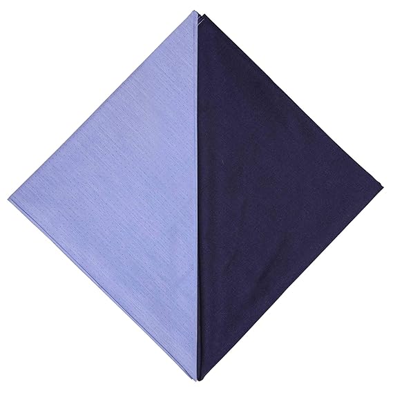 Uniform Sarees Corp Mens Unstitched Fabric Shirt and Pant Combo Set in Blue Colour (Shirt 2.5m & Pant 1.3m)