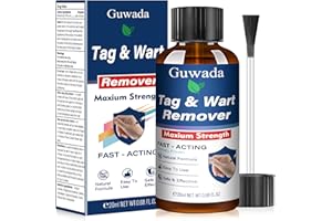 Guwada Skin Tag Removal- Maximum Strength, Fast-Acting, Natural Formula for Safe & Effective Tag & Wart Removerwith Salicylic Acid for Men and Women - 20ml