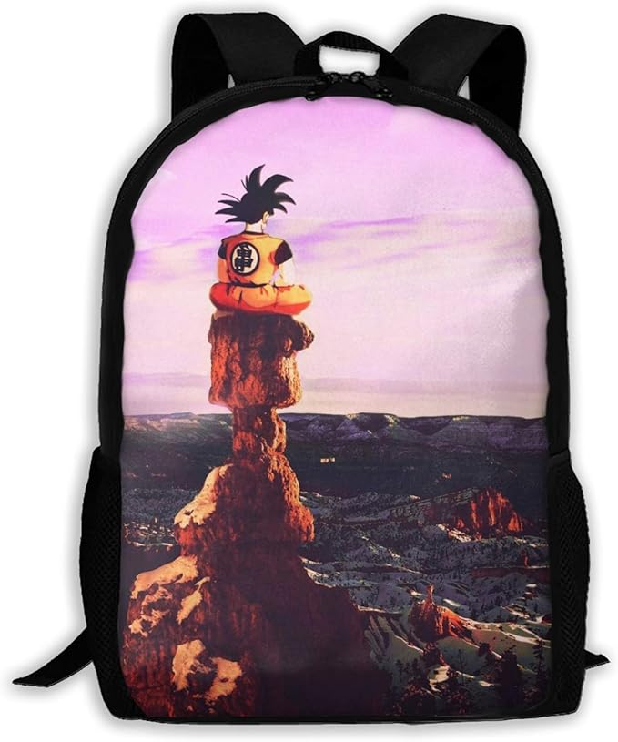 Anime Son Goku Mochila de viaje ligera al aire libre Escuela