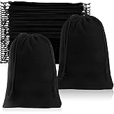 COSBAY 50 Pack Velvet Drawstring Bags,5×7 Inch Small Velvet Jewelry Pouches,Velvet Gift Bags for Wedding