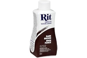 RIT All Purpose Liquid Dye for Cotton - 236 ml (8 oz) (Dark Brown, 1)
