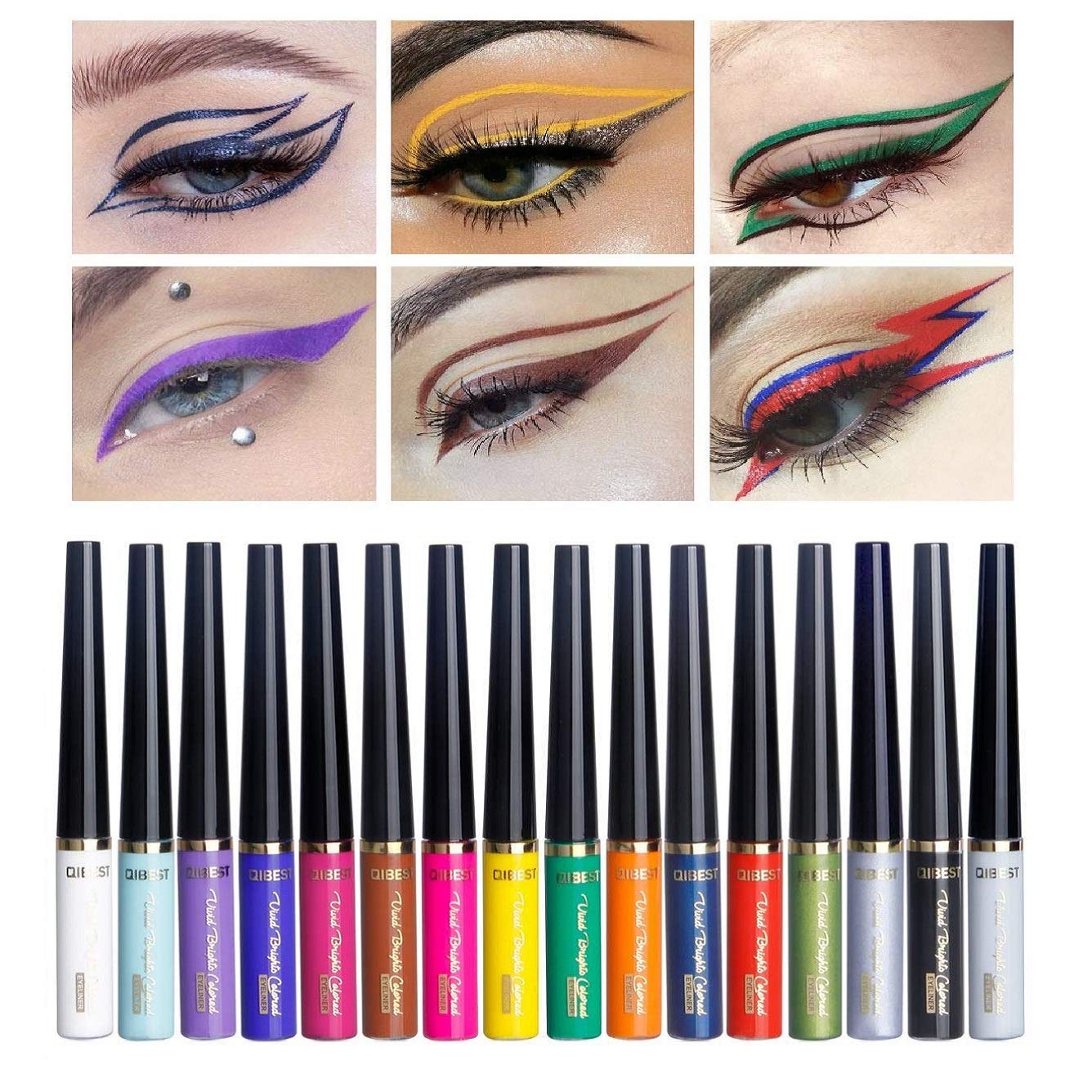 Matte Glitter Liquid Eyeliner Long Lasting Waterproof