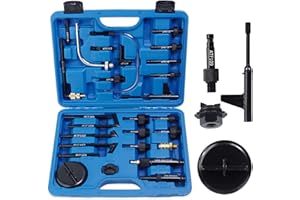 RIODEMBO 27PCS Transmission Fluid Filling Adapter, Automatic Transmission Fluid Oil Filler ATF Adapter Compatible with Ford V