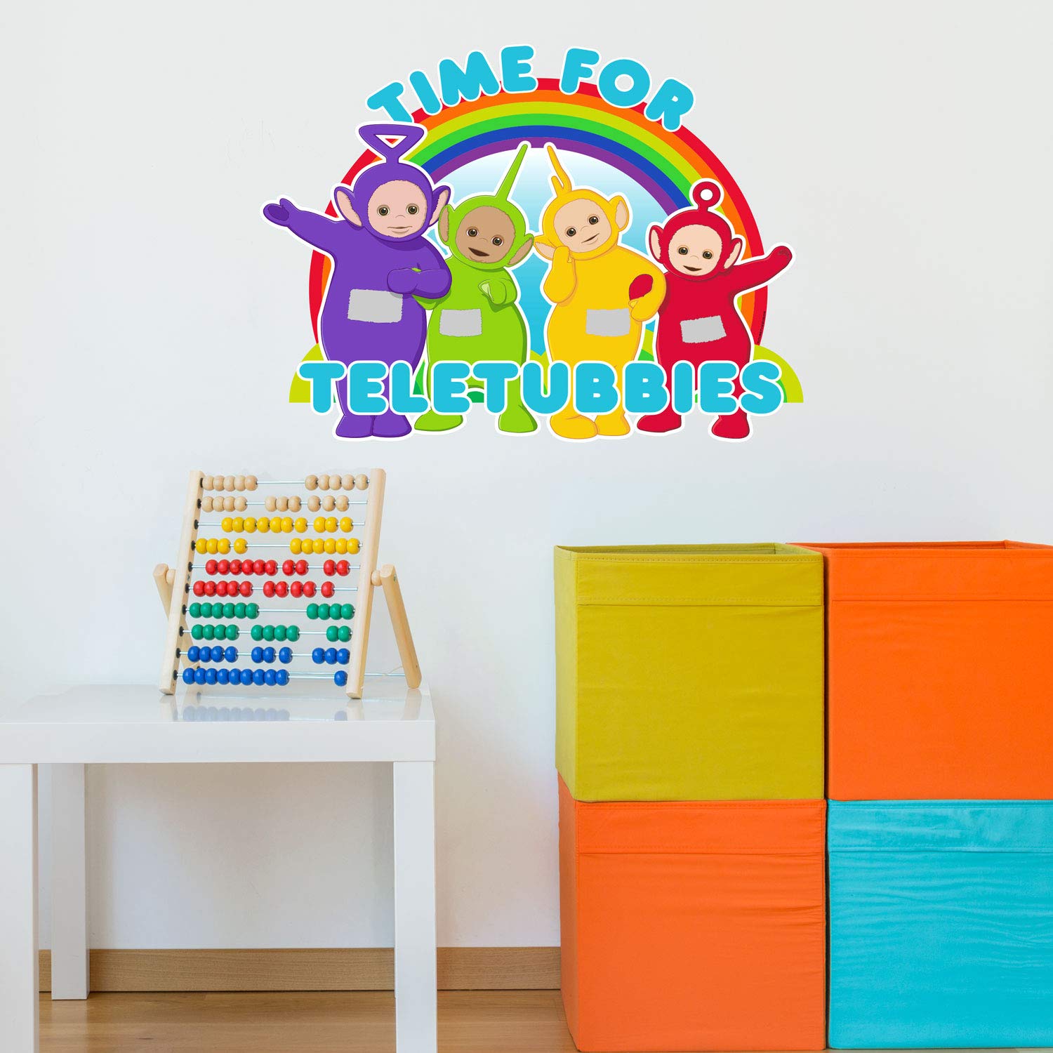 Time for Teletubbies wall sticker | Official Teletubbies wall stickers | Perfect creating a Teletubbies themed room | UK