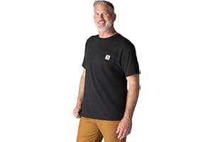 Carhartt Mens Loose Fit Heavyweight Short-Sleeve Pocket T-Shirt (Also Available in Big & Tall)