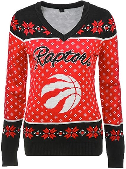 toronto raptors ugly sweater