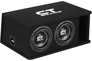 CT Sounds Dual 8” 1600W Loaded Tropo Series Ported Car Subwoofer Box - TROPO-2X8D4