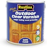 Rustins Quick Dry Outdoor Clear Varnish 2.5 L Satin