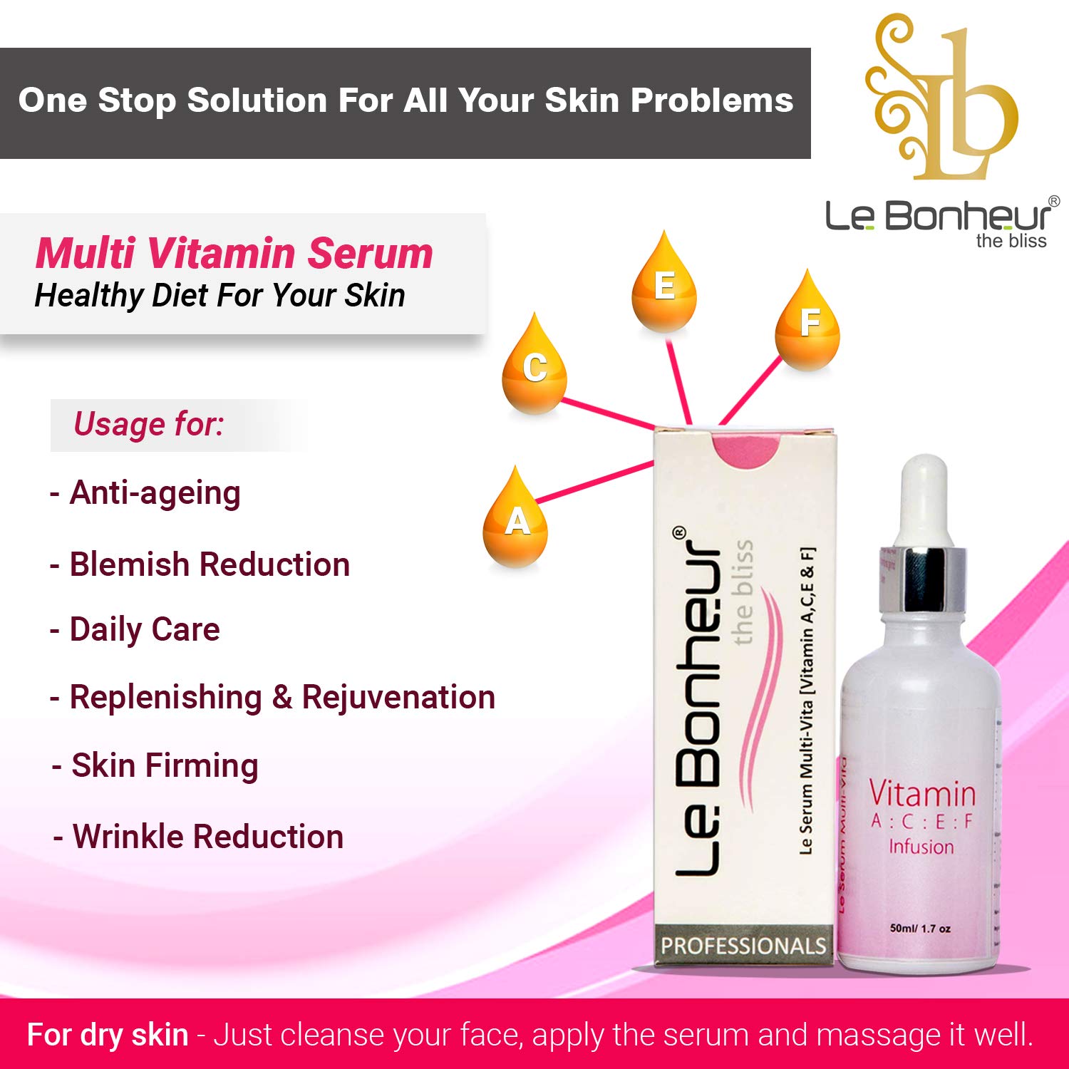 multivitamin face serum