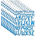 520-Piece Vinyl Letter Sticker Set – 1 & 2 Inch Alphabet Decals For DIY Crafts, Walls & Windows, Green