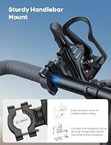 Lamicall Adjustable Bike Water Bottle Holder 48-71 mm Clamp view 6
