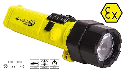 KSE-LIGHTS GmbH -8810 LED-Handlampe mit ATEX 1G-Zulassung, Gelb