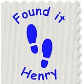 Geo Footprint Self-Inking Geocaching Stamp - Laser Engraved Die, Reusable | Trail Stamp. Stamp for Cache Logs. Geo Footprint design. Laser-engraved rubber die. 11 ink colours. Ink built in.