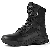 YELLOWOLF Women's Lightweight Tactical Work Boots Military Combat Motorcycle Boots For Women 8 Inch Army Desert Boots