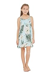 Matching Hawaiian Luau Mother Daughter Halter and