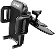 Mpow Car Phone Mount,CD Slot Car Phone Holder Universal Car Cradle Mount with Three-Side Grips and One-Touch Design for iPhone X/8/8Plus/7/7Plus/6s/6P/5S, Galaxy S5/S6/S7/S8, Google, Huawei etc