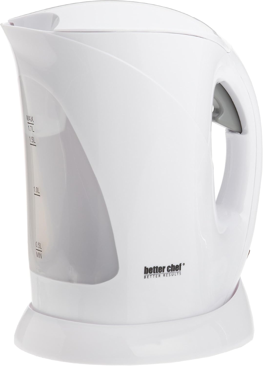 Better Chef Cordless Tea Kettle, White Electric Kettles
