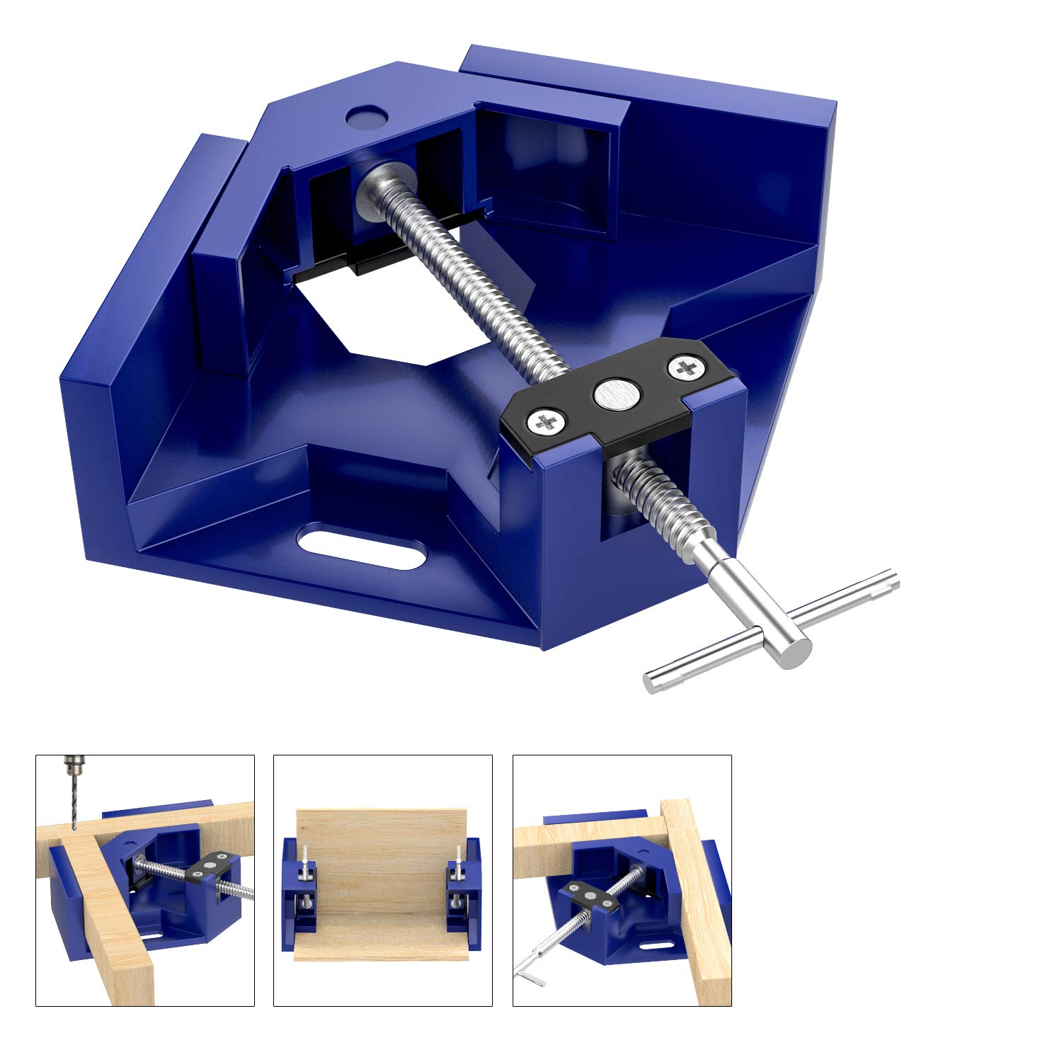 4x 90 Grad Winkelspanner Aus Aluminium - Professionelle Eckzwingen Für Holz- & Metallarbeiten