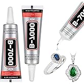 Jewelry Glue for Metal and Stone: 2PCS 10ML 0.3fl.oz Bead Adhesive for Making, Super Adhesive for Stones, Rhinestones, Metal Crafts, Diamond, Nail, Fabric Repair