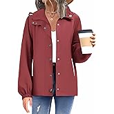 Zeagoo Women's Waterproof Rain Jacket With Hood - Lightweight Windbreaker Raincoat With Pockets for Outdoor