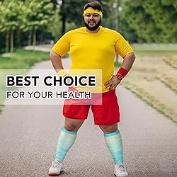 Refeel 3 Packs Plus Size Compression Socks Wide