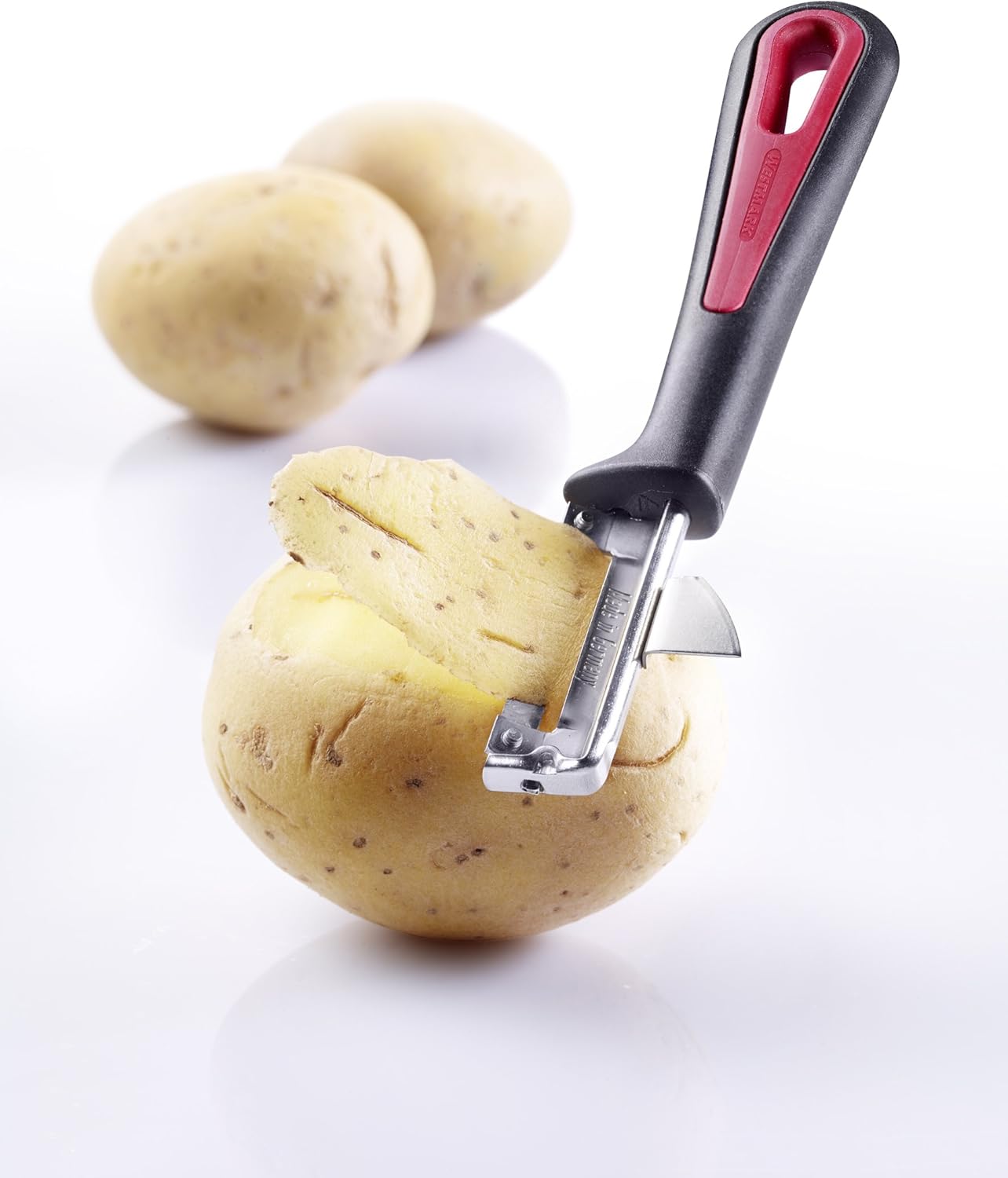 Westmark Sparschäler mit geschärftem Ausstecher, 16,5 x 3,7 cm, Gallant, Kunststoff/ Edelstahl, 29092270