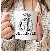 Babimarkeebei Getting Rippeds Funny Coffee Mugs, Novelty Gift for Friend, Cute Coffee Cup Yellowstone Gifts 11oz