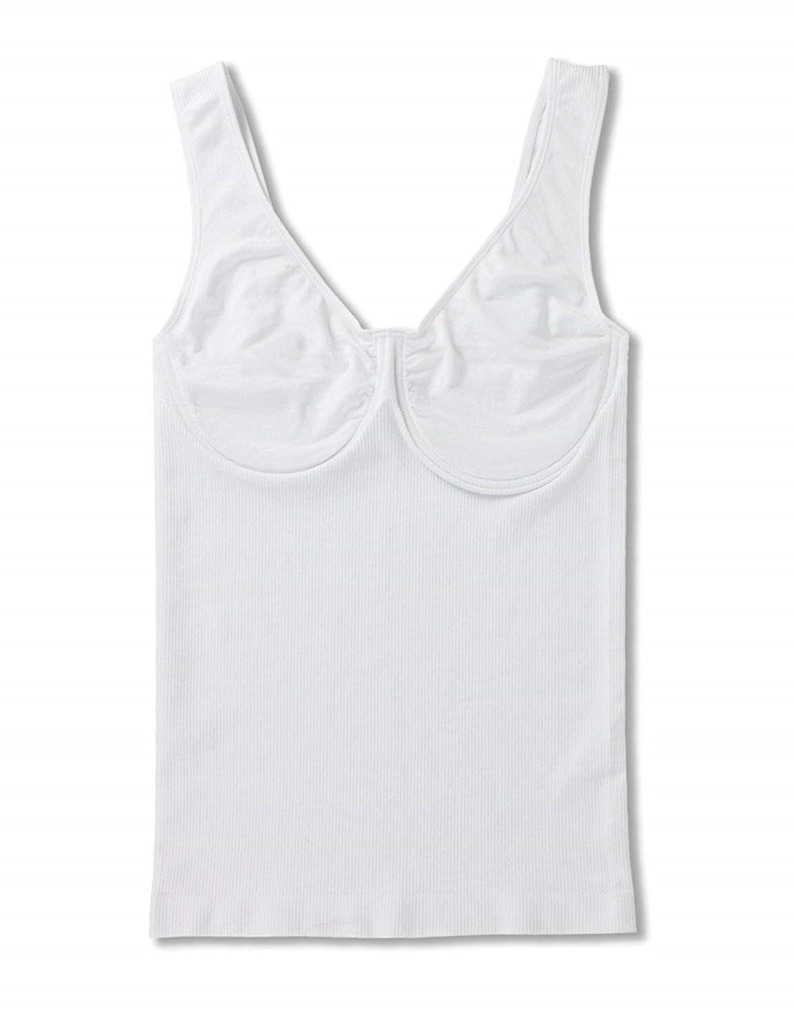 Fay Women's Underwire Bra Tank Top Cami Shapewear Bodysuit White eBay